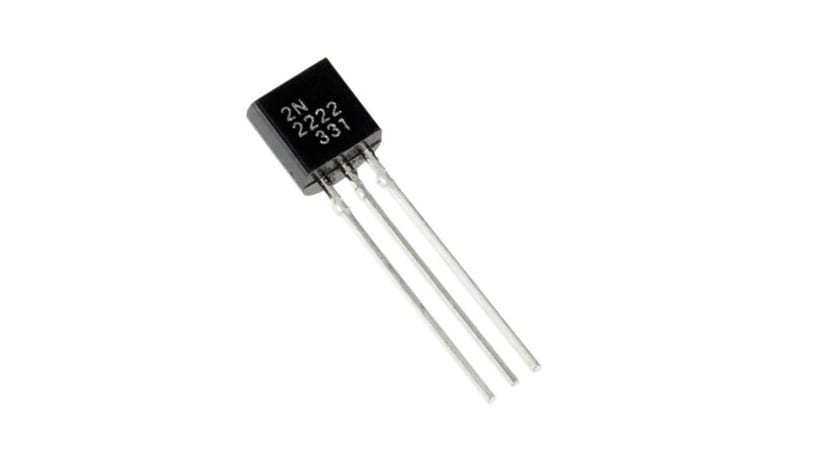 2n2222 (diotec) npn bipolar 40v, 600ma, 0.6w, to92