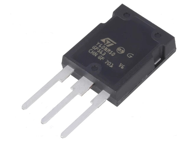 Sty60nm50 n-channel 500v, 0.045?, 60a, zener-protected, power mosfet