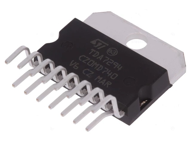 Tda7294v amplificador audio 100w, 10~40vcc,
