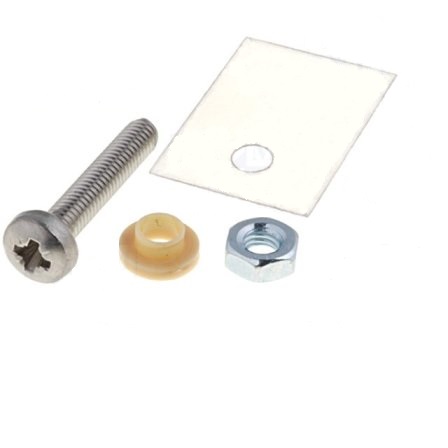 Kit de mica+ arandela aislante + tornillo para transistores to220