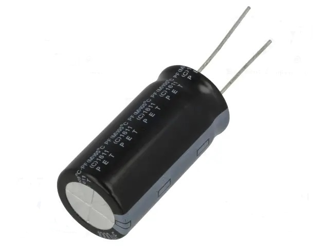 1000µf|100v|105º|18x35mm condensador electrolítico radial