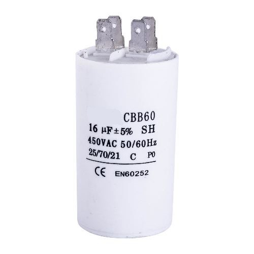 16uf/450v condensador arranque motores 40x70mm