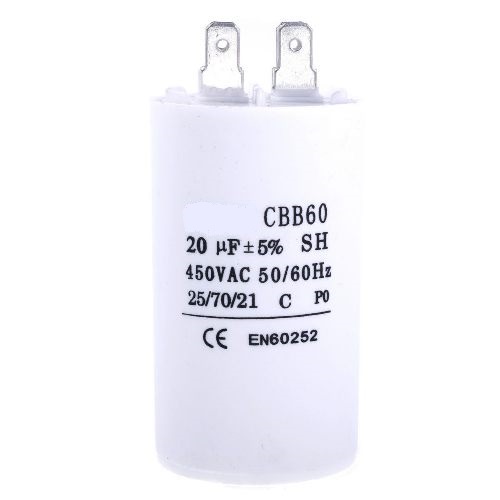 20uf/450v condensador arranque motores 40x70mm