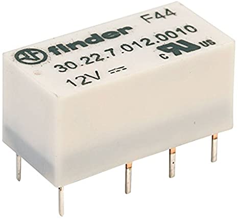 30.22.7.012.0010 relé dil sensible dc 12v|1.25a|2cc (finder)
