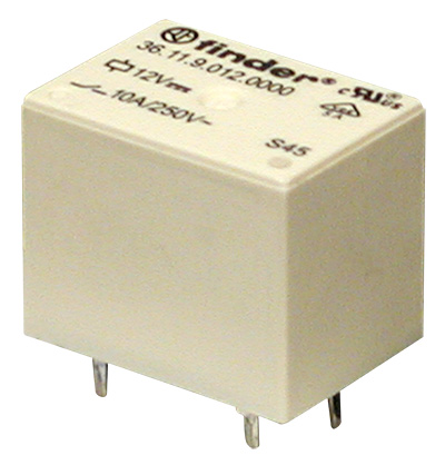 ##ir a // go to: 361190244011## 36119024ec relé circuito impreso 24v/1cc/10a dc (finder)