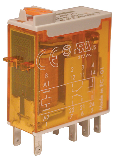 46.52.8.230.0054 mini-relé industrial ac 230v|8a|2cc (finder)