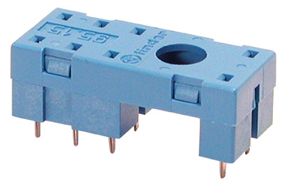 95.15.2sma  zócalo relé circuito impreso azul ø:5mm para relés 4051/4052/4061/4452/4462 (finder)