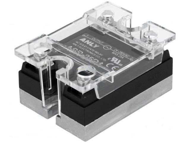 Asr-25da rele estado solido 4-32vdc, 25a, 24-280vca (anly)