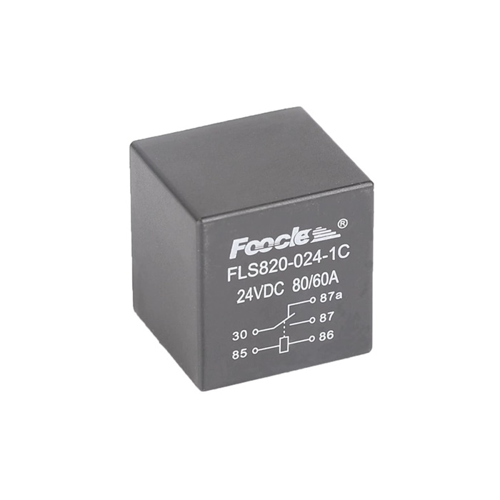 Fls820-024-1c rele automocion 24vdc, 80a/60a, 5 pin 