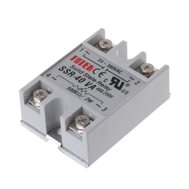 Ssr-40va rele de estado solido regulacion por resistencia 500k a 24-380vac