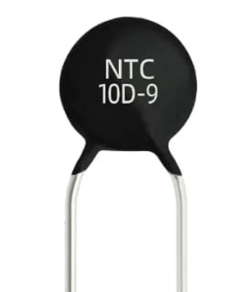Ntc 10d9 termistor 10 ohms, 2a, diametro: 10.5mm