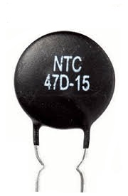 Ntc 47d15 termistor 47 ohms, 3a, diametro: 15mm