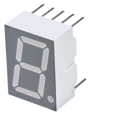 Led display 1x7-seg., anodo comun, 0.56" color rojo