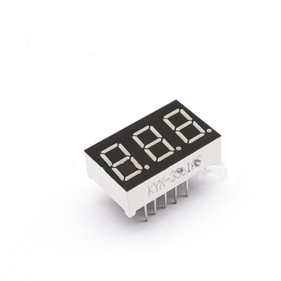 Led display 3x7 seg. anodo comun 0.56" 12pin color rojo