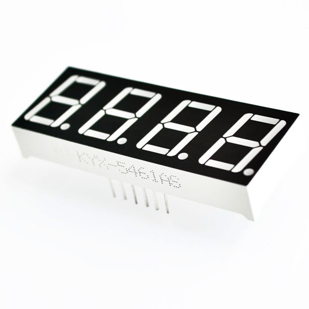 Led display  4x7 seg. anodo comun 0.56" 12pin color rojo
