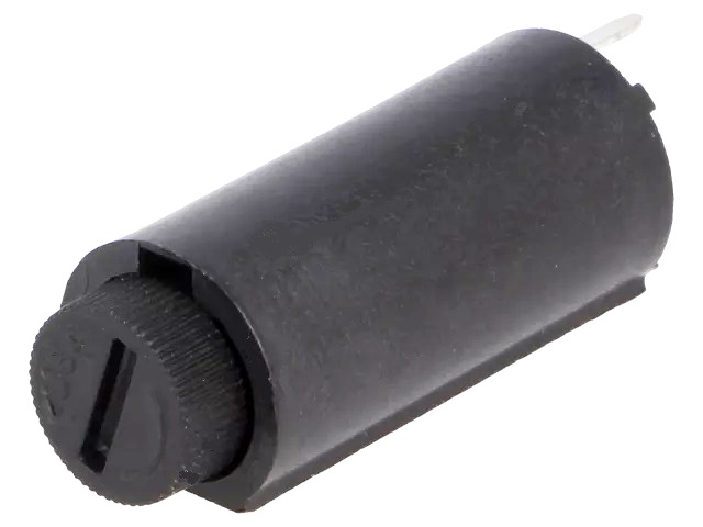 Portafusible vertical 5x20mm, 10a