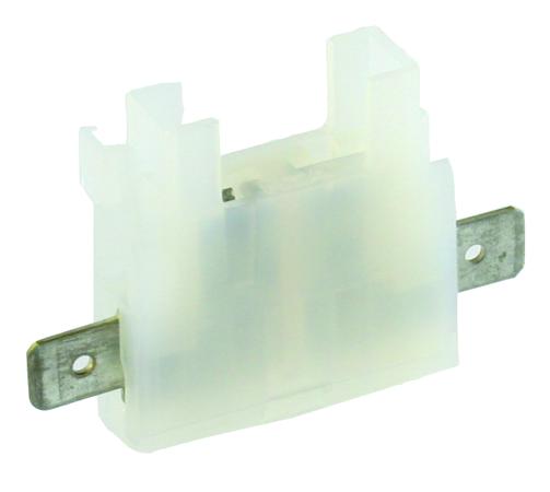 Portafusible 19mm/21amp.  en linea encastrable