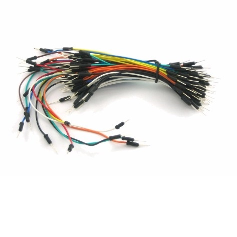 Lote de 65 cables diferentes tamaños macho-macho 