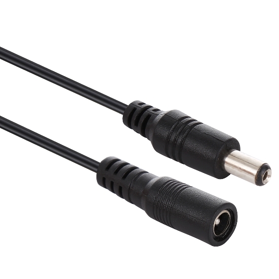 Cable alargo power 5.5x2.1mm macho-hembra 30cm  