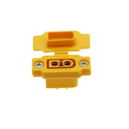 Xt60e-f conector xt60 para chasis con guardapolvo amarillo 