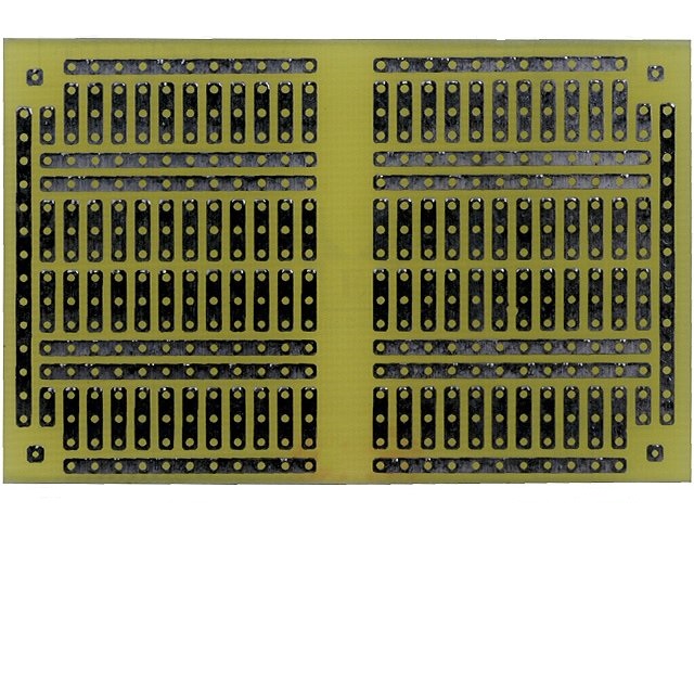 Pcb universal unilateral prototipado pre-estañada 50x74mm r: 2.54mm