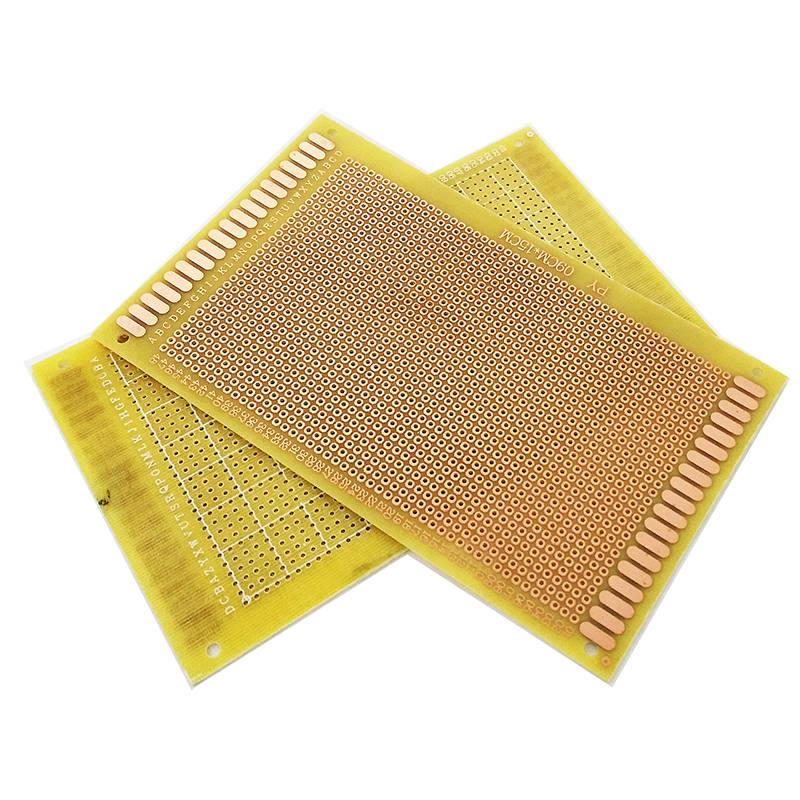 Pcb universal unilateral prototipado soldar 90x150mm r: 2.54mm de fibra de vidrio