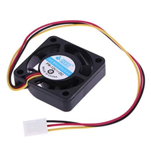 Ventilador 3 pin cpu cooler  pc  40x40x10mm dc 12v