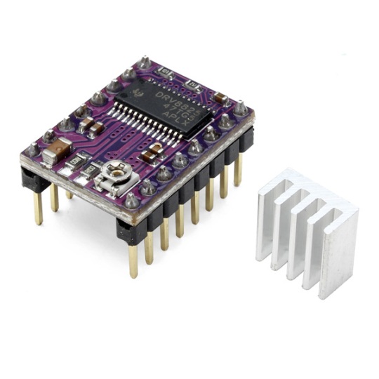 Stepstick drv8825 stepper driver reprap 4layer pcb violeta