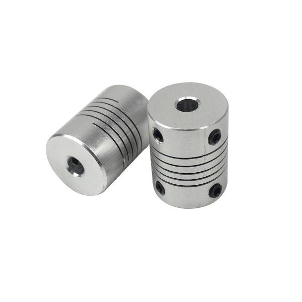 Acoplador  5mm a 5mm x25mm para eje de motor paso-paso
