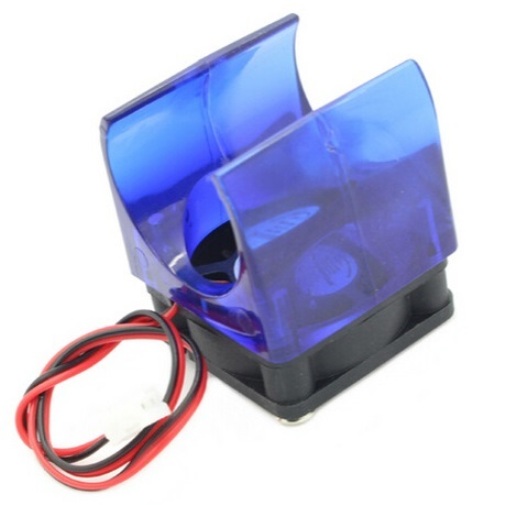 Ventilador 12v reprap v6 con soporte para impresora 3d