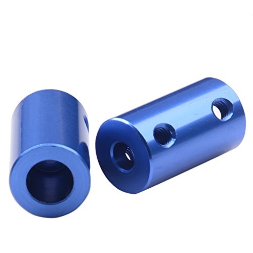Acoplador de aluminio azul de 5mm a 8mm