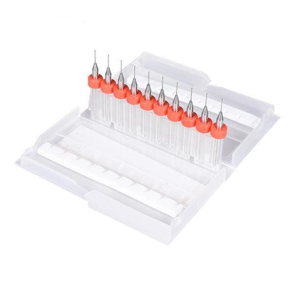 Kit 10  brocas limpieza de 0.3 a 1.2mm