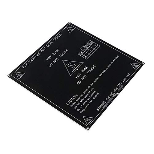 Cama caliente de aluminio reprap mk3 3mm 12-24v
