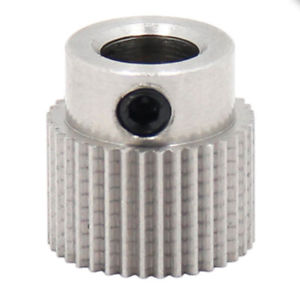 Rueda de protuberancia de alimentación del extrusor mk7 / mk 8 de 36 dientes