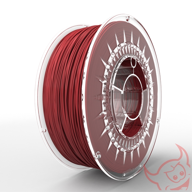 Filamento pet-g 1.75mm carrete 1kg color rojo (devil) hq