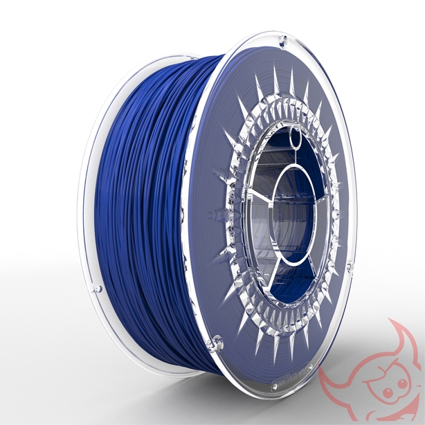 Filamento pet-g 1.75mm carrete 1kg color super azul  (devil) hq
