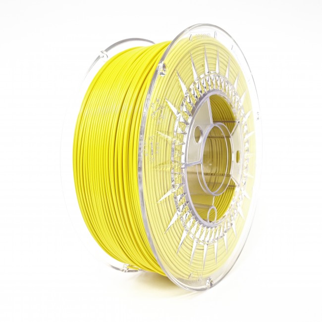 Filamento pla 1.75mm carrete 1kilo color amarillo (devil) hq