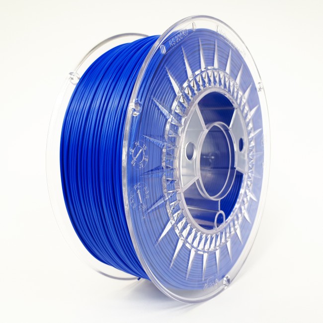 Filamento pla 1.75mm carrete 1kilo color super azul (devil) hq