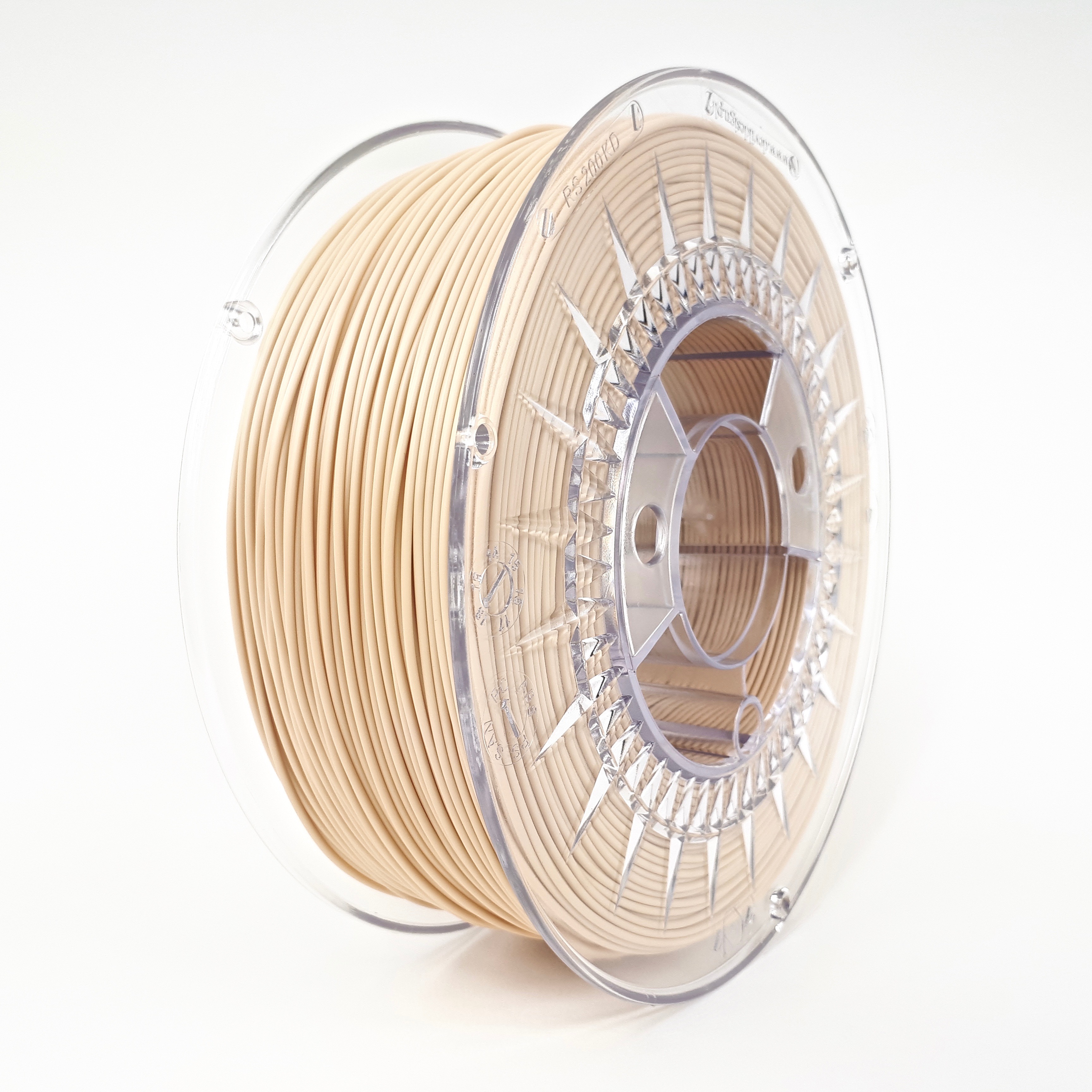 Filamento pla 1.75mm carrete 1kilo color beige (devil) hq