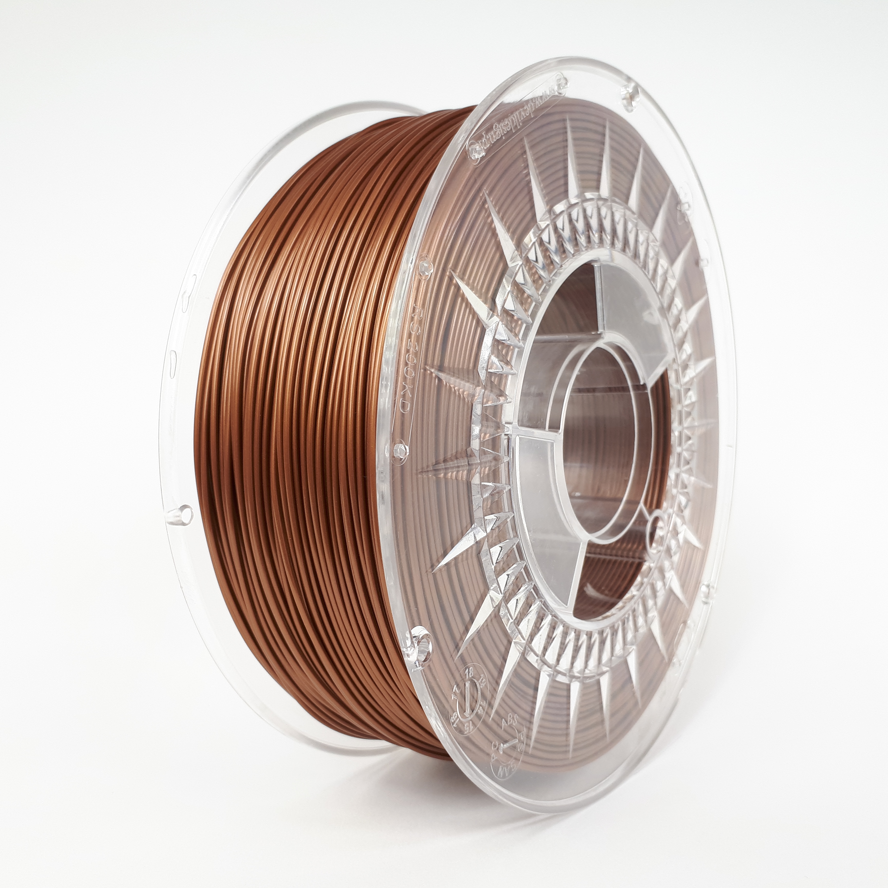 Filamento pla 1.75mm carrete 1kilo color cobre (devil) hq