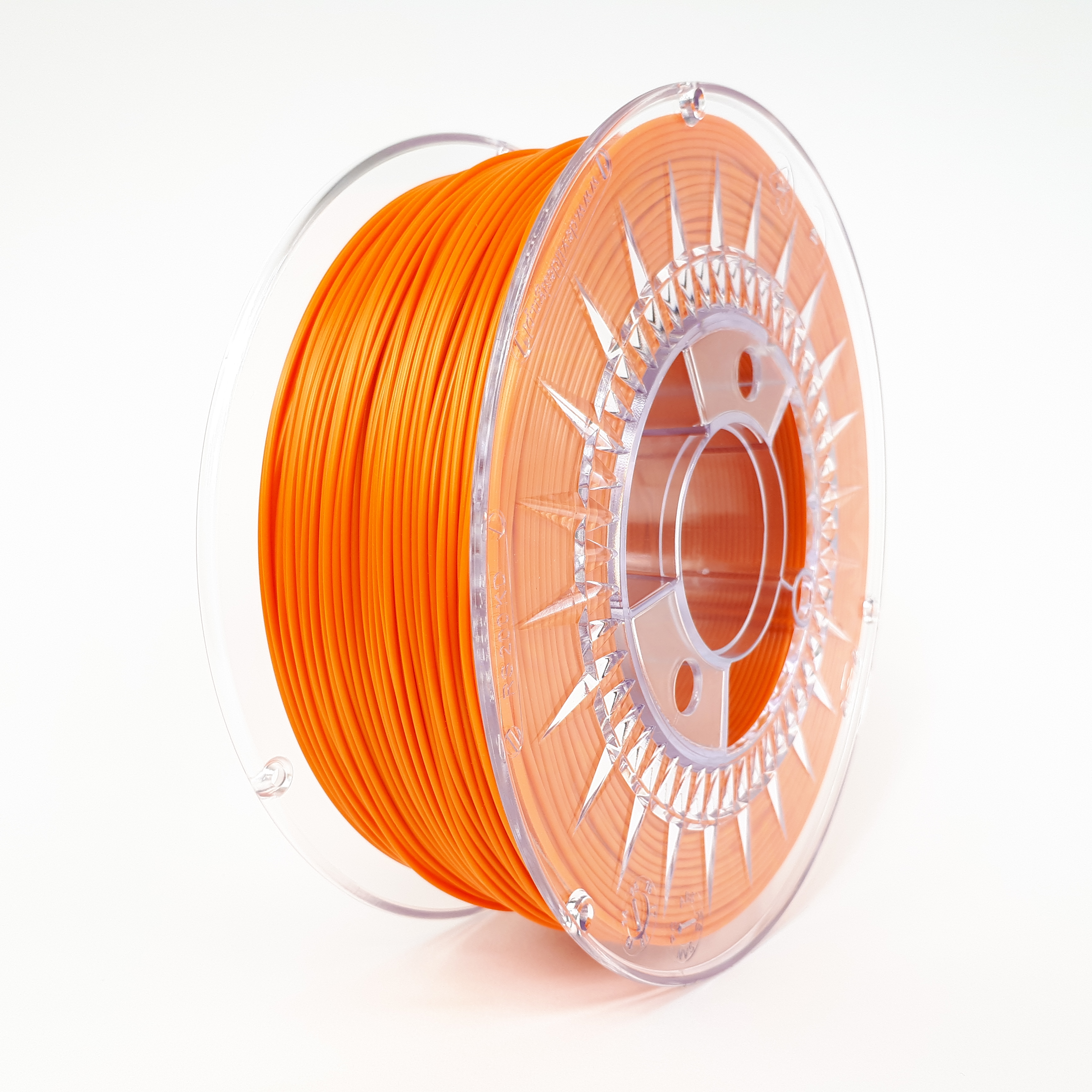 Filamento pla 1.75mm carrete 1kilo color naranja brillante (devil) hq