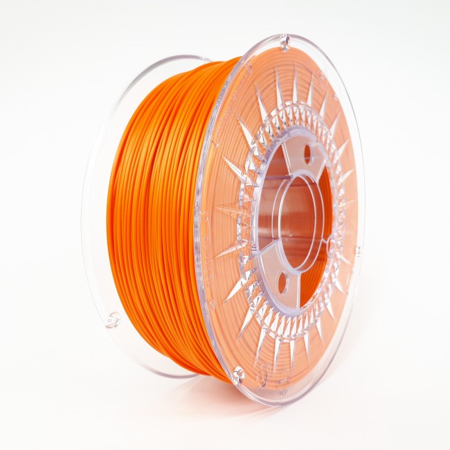 Filamento pla 1.75mm carrete 1kilo color naranja (devil) hq
