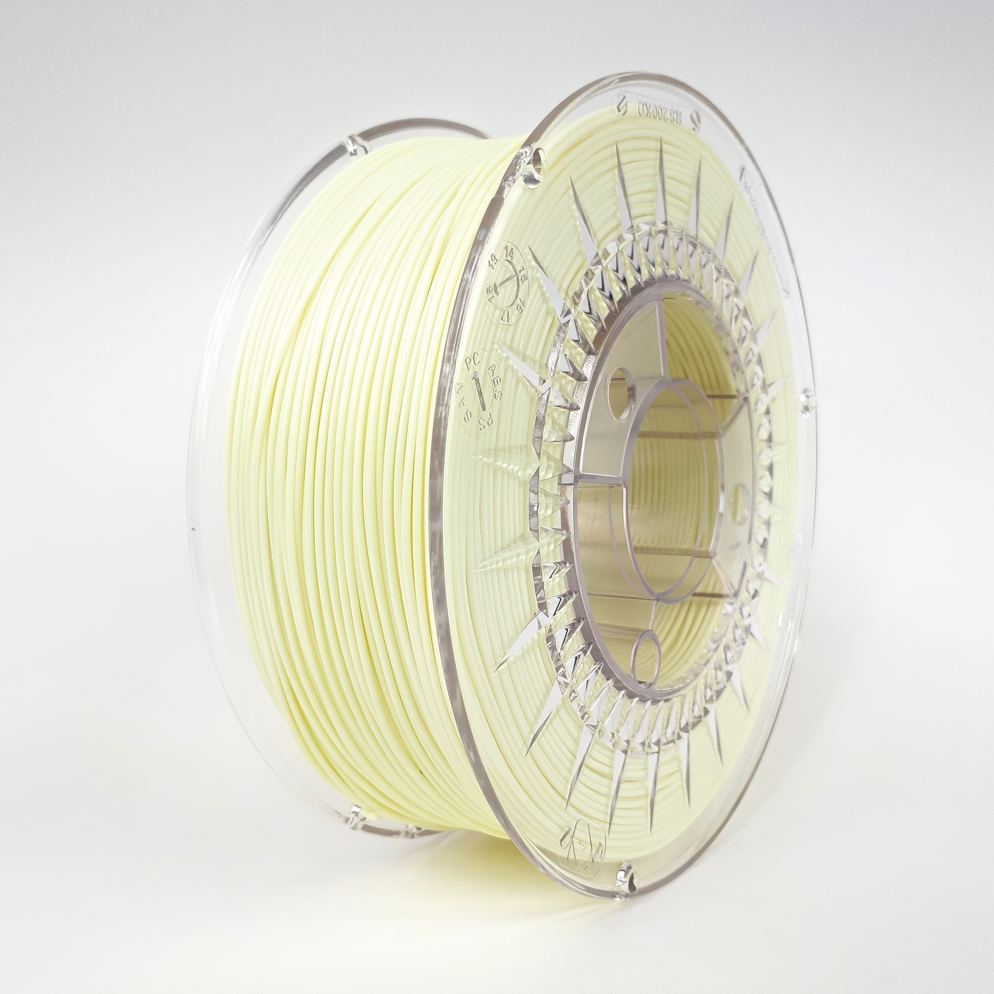 Filamento pla 1.75mm carrete 1kilo color vainilla (devil) hq