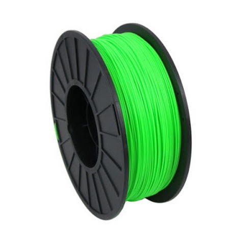 Filamento pla 1.75mm carrete 1 kilo color verde alta densidad
