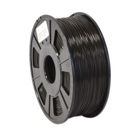 Filamento pla 2.85mm carrete 1kilo color negro (devil)