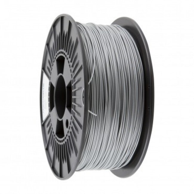 Filamemto pla 3mm carrete 1kilo color plata