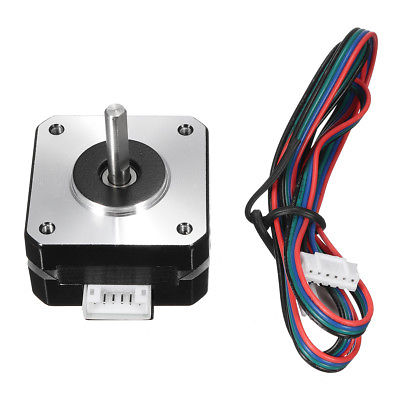 Motor paso a paso nema 17 17hs4023 'pancake' – 0.7a, 1.8°, ideal para extrusores titan/bmg e impresoras 3d