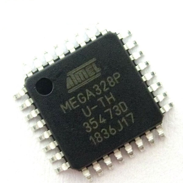 Atmega328p-u-th; eeprom: 1kb; sram: 2kb; flash: 32kb; smd32 (uart ch340)