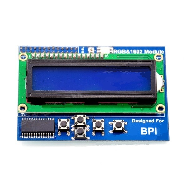 Modulo display rgb 1602 para banana/raspberry