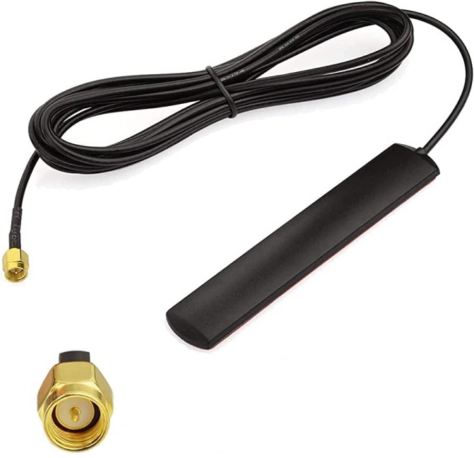 4g wifi/bluetooth, antena adhesiva, sma pin central 